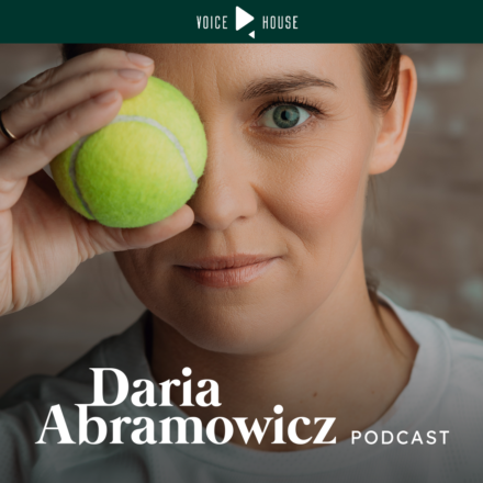 Okładka z nowym logiem dla Daria Abramowicz Podcast by Voice House